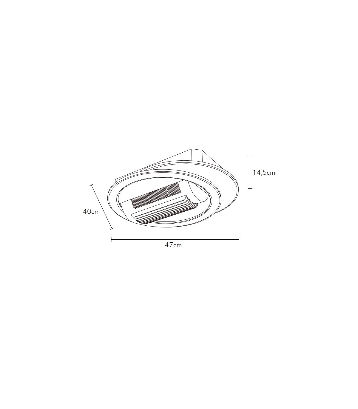 Ventilador de Techo CAMALEON DC 59W 5900Lm Blanco CCT