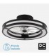 Ventilador Kastoria DC 58W 5900Lm 8 Aspas Negro CCT