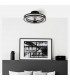 Ventilador Kastoria DC 58W 5900Lm 8 Aspas Negro CCT