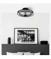 Ventilador Kastoria DC 58W 5900Lm 8 Aspas Negro CCT