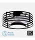 Ventilador Xaloc DC 22W 2180Lm Negro/Blanco CCT