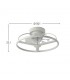 Ventilador Bora DC 60W 5100Lm 8 Aspas Blanco CCT