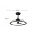 Ventilador Chom Negro DC 110W 9350Lm 3 Aspas CCT