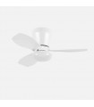 Ventilador de Techo CAIN Blanco DC 15W 1800Lm 3 Aspas Blanco CCT