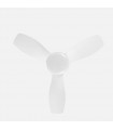 Ventilador de Techo CAIN Blanco DC 15W 1800Lm 3 Aspas Blanco CCT