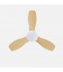 Ventilador de Techo CAIN Blanco DC 15W 1800Lm 3 Aspas Haya CCT
