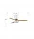 Ventilador de Techo CAIN Blanco DC 15W 1800Lm 3 Aspas Haya CCT