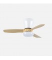 Ventilador de Techo CAIN Blanco DC 15W 1800Lm 3 Aspas Haya CCT