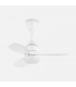 Ventilador de Techo ASAF Blanco DC 20W 2100Lm 3 Aspas Blanco CCT