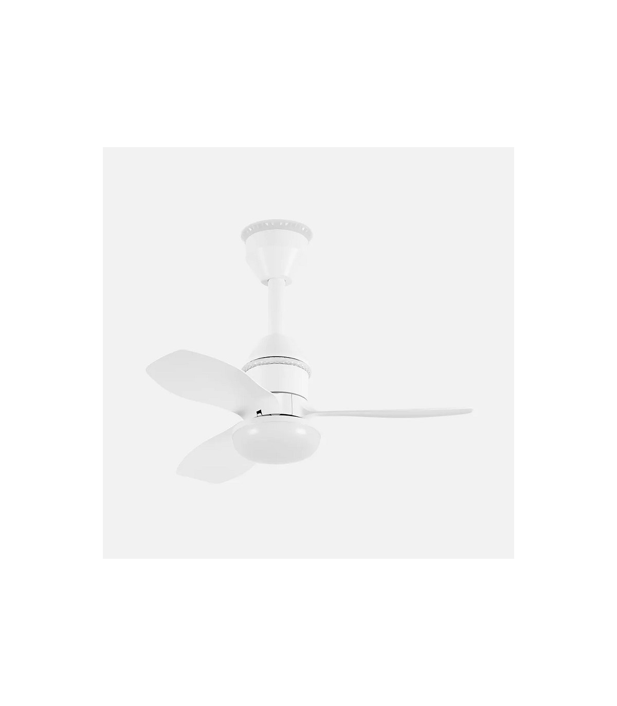 Ventilador de Techo ASAF Blanco DC 20W 2100Lm 3 Aspas Blanco CCT