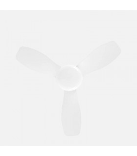 Ventilador de Techo ASAF Blanco DC 20W 2100Lm 3 Aspas Blanco CCT