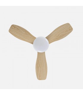 Ventilador de Techo ASAF Blanco DC 20W 2100Lm 3 Aspas Haya CCT