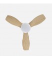 Ventilador de Techo ASAF Blanco DC 20W 2100Lm 3 Aspas Haya CCT