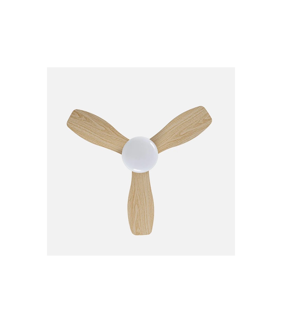 Ventilador de Techo ASAF Blanco DC 20W 2100Lm 3 Aspas Haya CCT