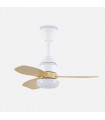 Ventilador de Techo ASAF Blanco DC 20W 2100Lm 3 Aspas Haya CCT