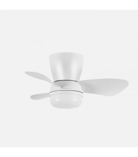 Ventilador de Techo ENOC Blanco DC 15W 1800Lm 3 Aspas Blanco CCT