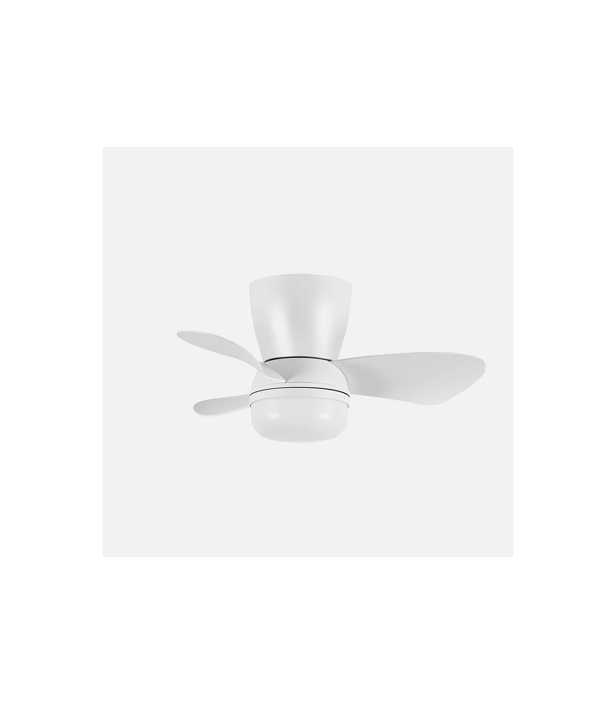 Ventilador de Techo ENOC Blanco DC 15W 1800Lm 3 Aspas Blanco CCT