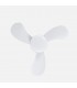 Ventilador de Techo ENOC Blanco DC 15W 1800Lm 3 Aspas Blanco CCT