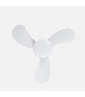 Ventilador de Techo ENOC Blanco DC 15W 1800Lm 3 Aspas Blanco CCT