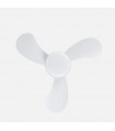 Ventilador de Techo ENOC Blanco DC 15W 1800Lm 3 Aspas Blanco CCT