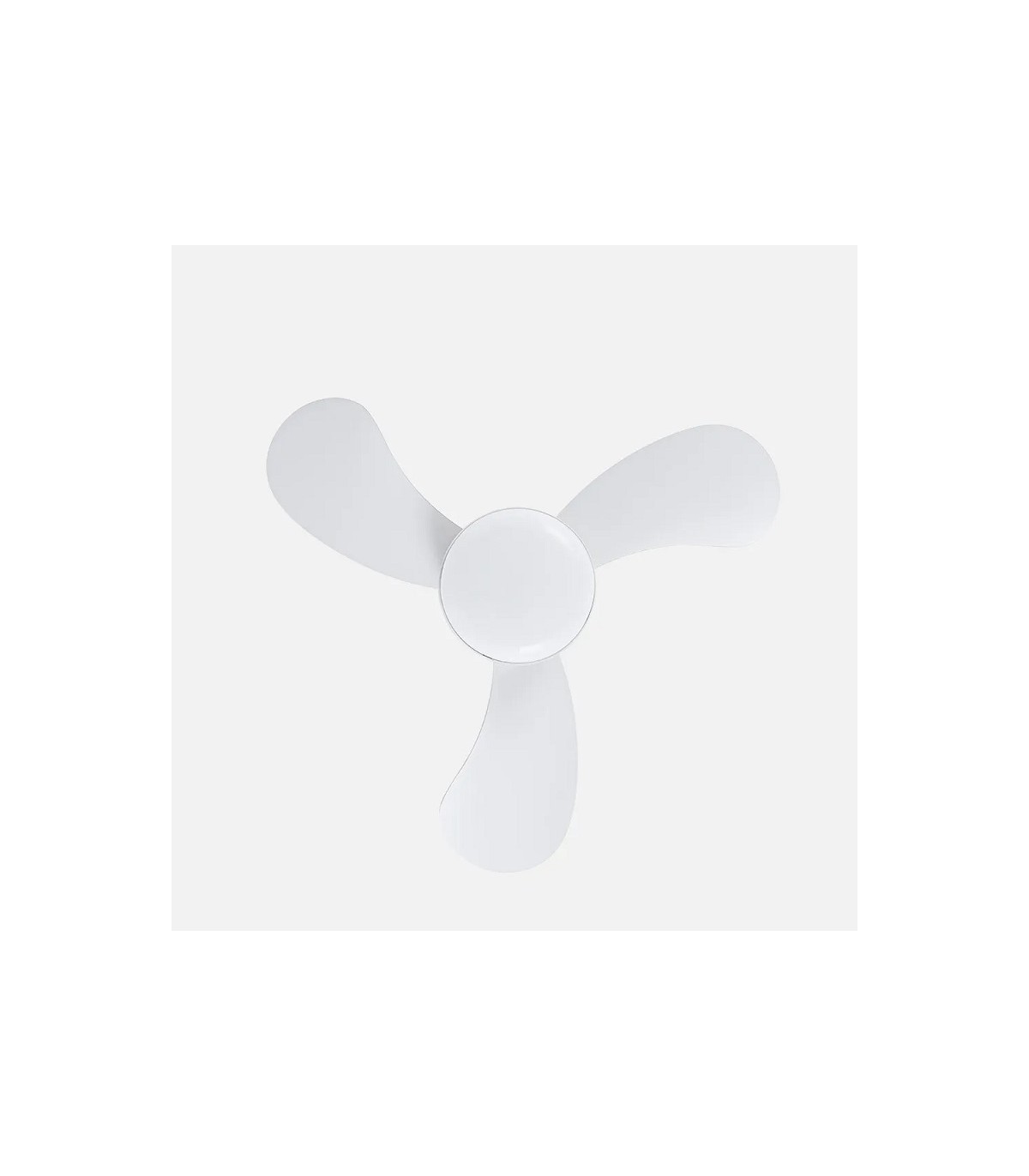 Ventilador de Techo ENOC Blanco DC 15W 1800Lm 3 Aspas Blanco CCT
