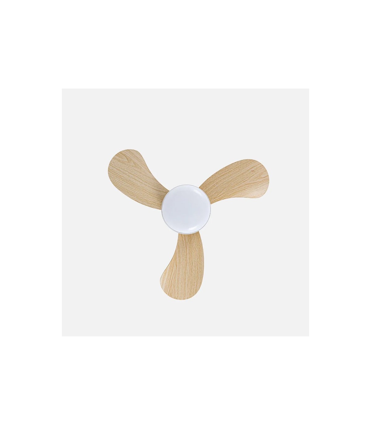 Ventilador de Techo ENOC Blanco DC 15W 1800Lm 3 Aspas Haya CCT