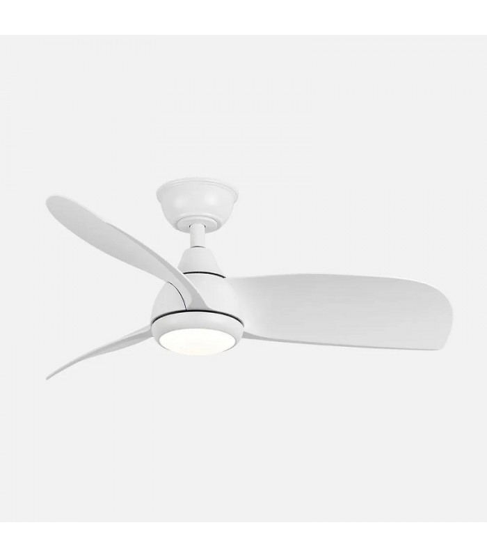 Ventilador de Techo ATOMO Blanco DC 24W 2640Lm 3 Aspas Blanco CCT