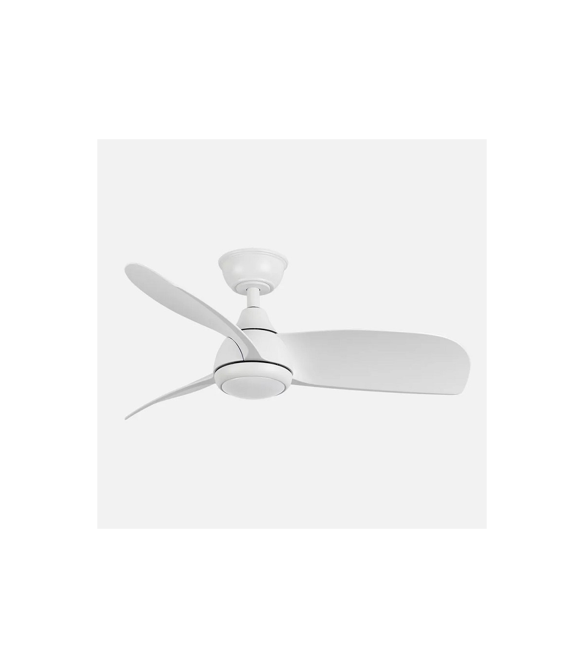 Ventilador de Techo ATOMO Blanco DC 24W 2640Lm 3 Aspas Blanco CCT