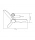 Ventilador de Techo SERPA Blanco DC 24W 2424Lm 3 Aspas Haya CCT