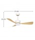 Ventilador de Techo YESTE Blanco DC 18W 2250Lm 3 Aspas Haya CCT