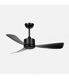 Ventilador de Techo YESTE Negro DC 18W 2250Lm 3 Aspas Negro CCT