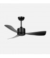 Ventilador de Techo YESTE Negro DC 18W 2250Lm 3 Aspas Negro CCT