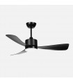 Ventilador de Techo YESTE Negro DC 18W 2250Lm 3 Aspas Negro CCT