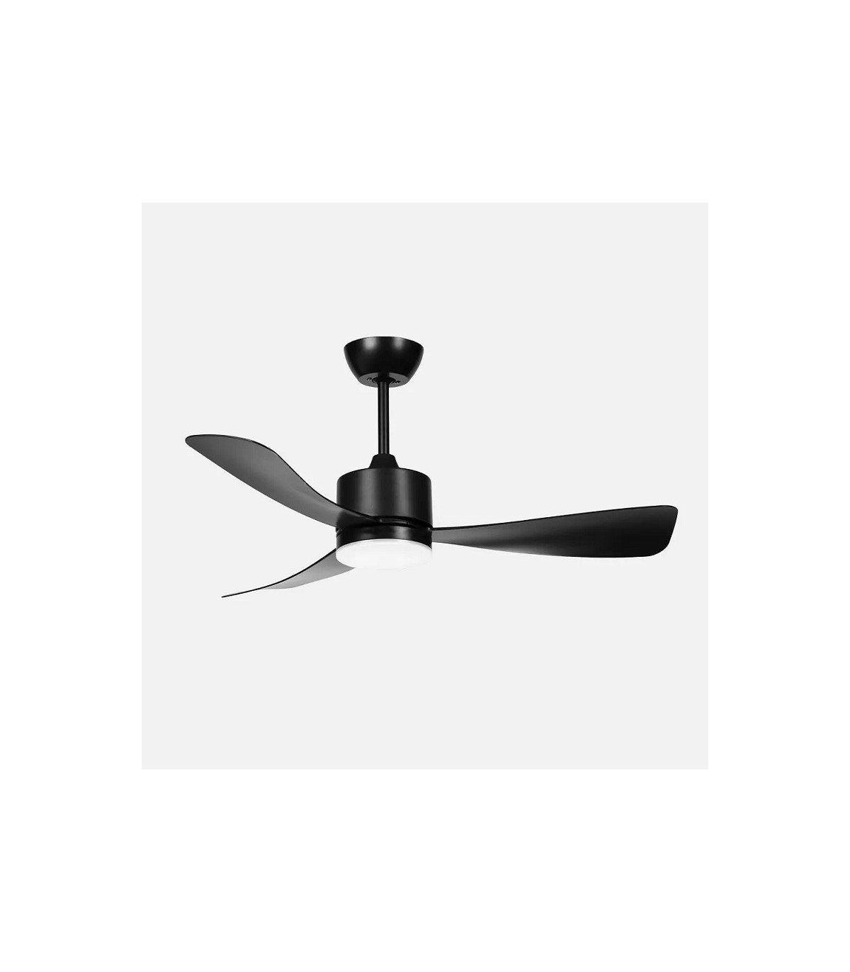 Ventilador de Techo YESTE Negro DC 18W 2250Lm 3 Aspas Negro CCT