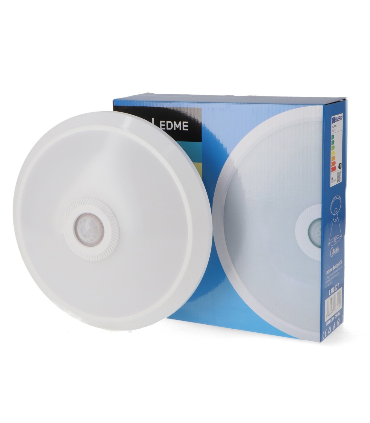 Plafón Superficie Sensor Movimiento HALLS 15w 1200Lm CCT