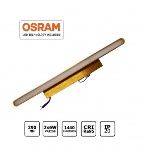 Aplique LED de pared 12W 1.440Lm IP20 4500K Wood Page