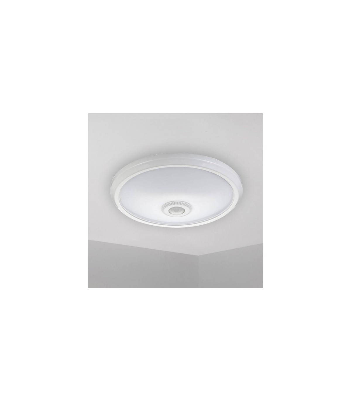 Plafón LED Superficie 20W 1.600Lm con Detector de Presencia IP20