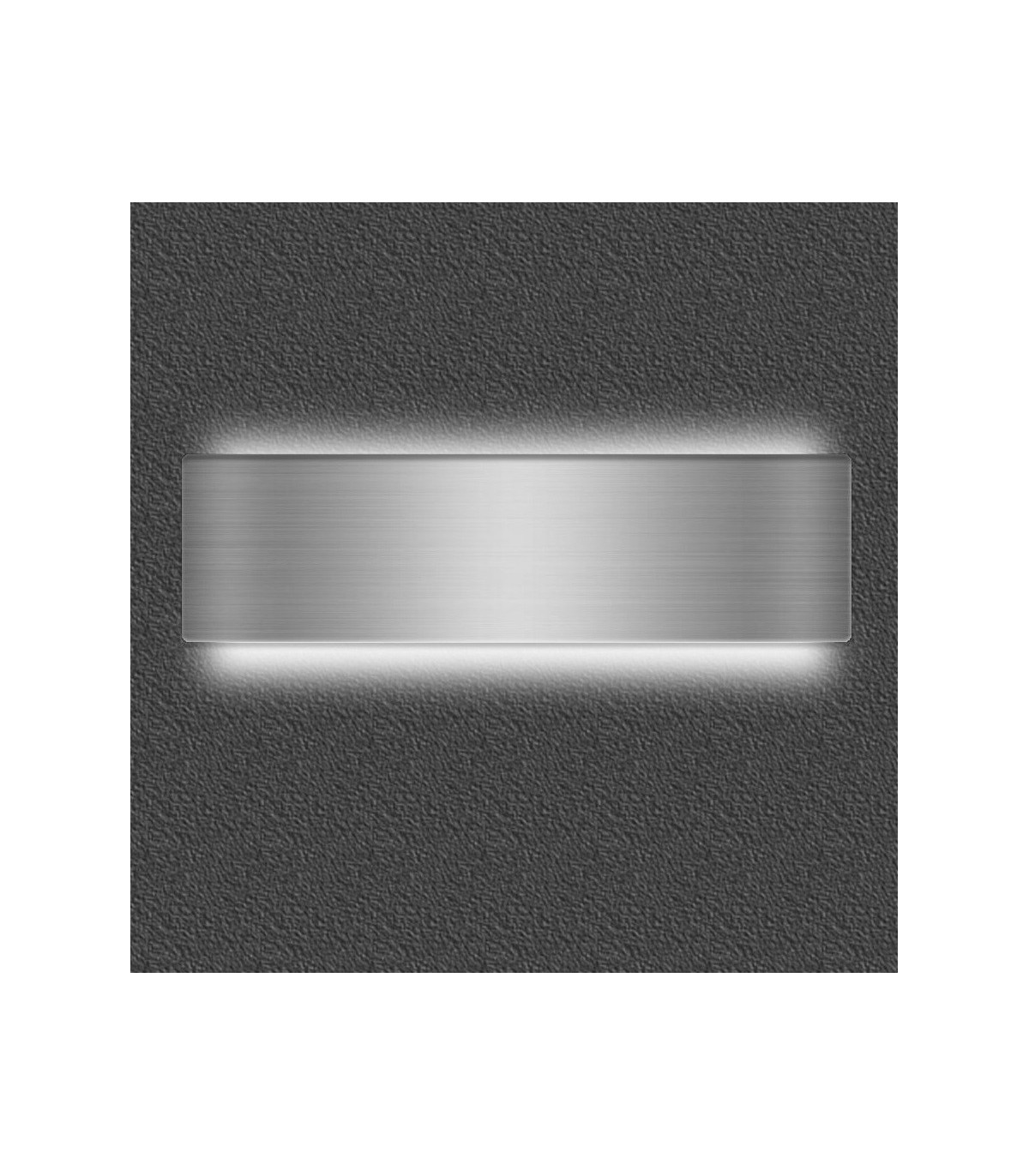 Aplique LED de pared 12W 1.440Lm IP20 4500K Niquel Page