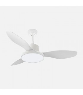 Ventilador de Techo MANDALA Blanco DC 48+7W 4080Lm 3 Aspas Blanco CCT+RGB