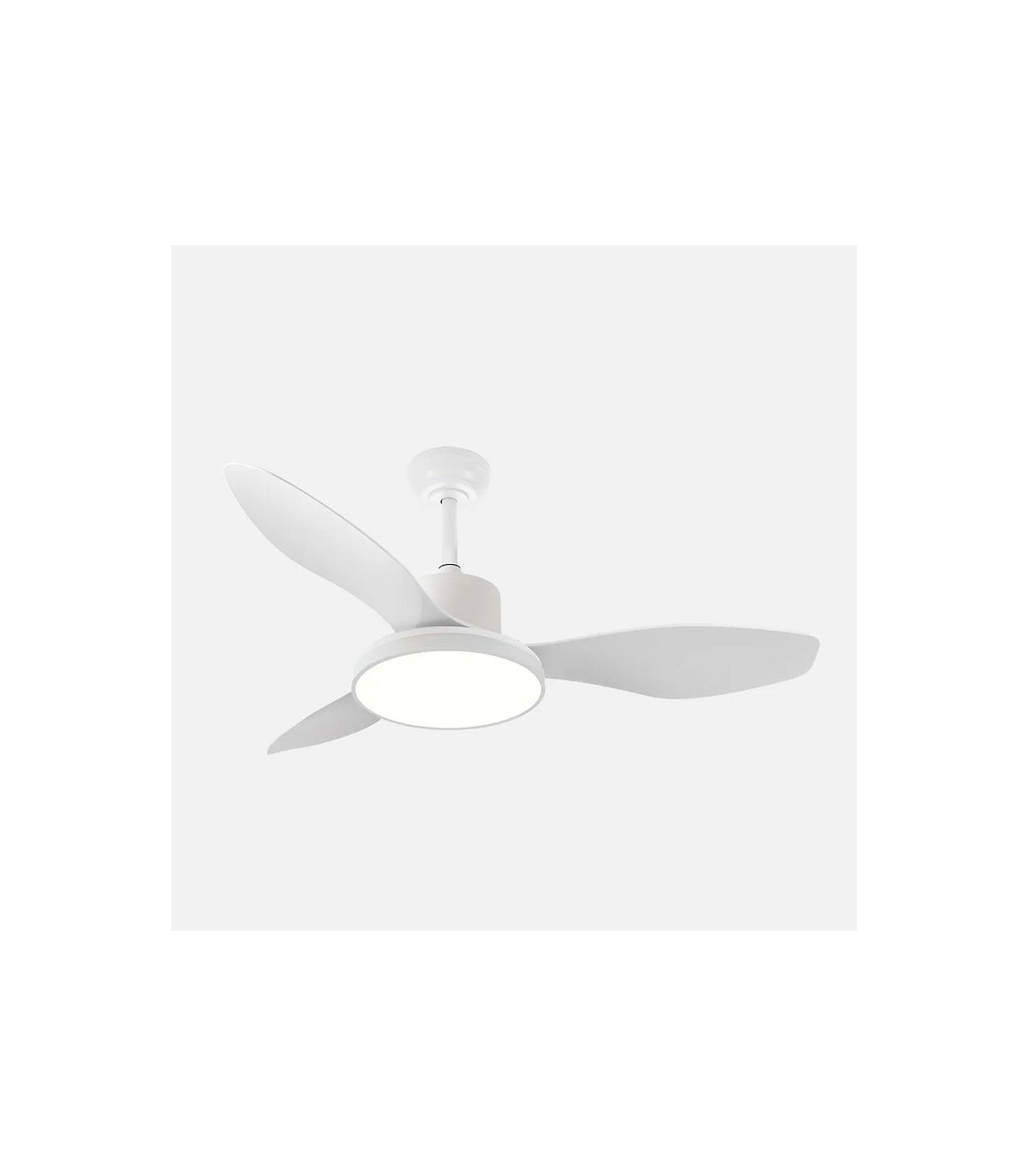Ventilador de Techo MANDALA Blanco DC 48+7W 4080Lm 3 Aspas Blanco CCT+RGB