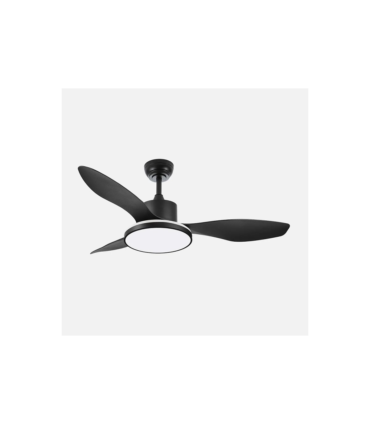 Ventilador de Techo MANDALA Negro DC 48+7W 4080Lm 3 Aspas Negro CCT+RGB