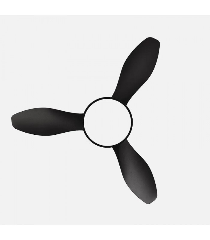 Ventilador de Techo MANDALA Negro DC 48+7W 4080Lm 3 Aspas Negro CCT+RGB