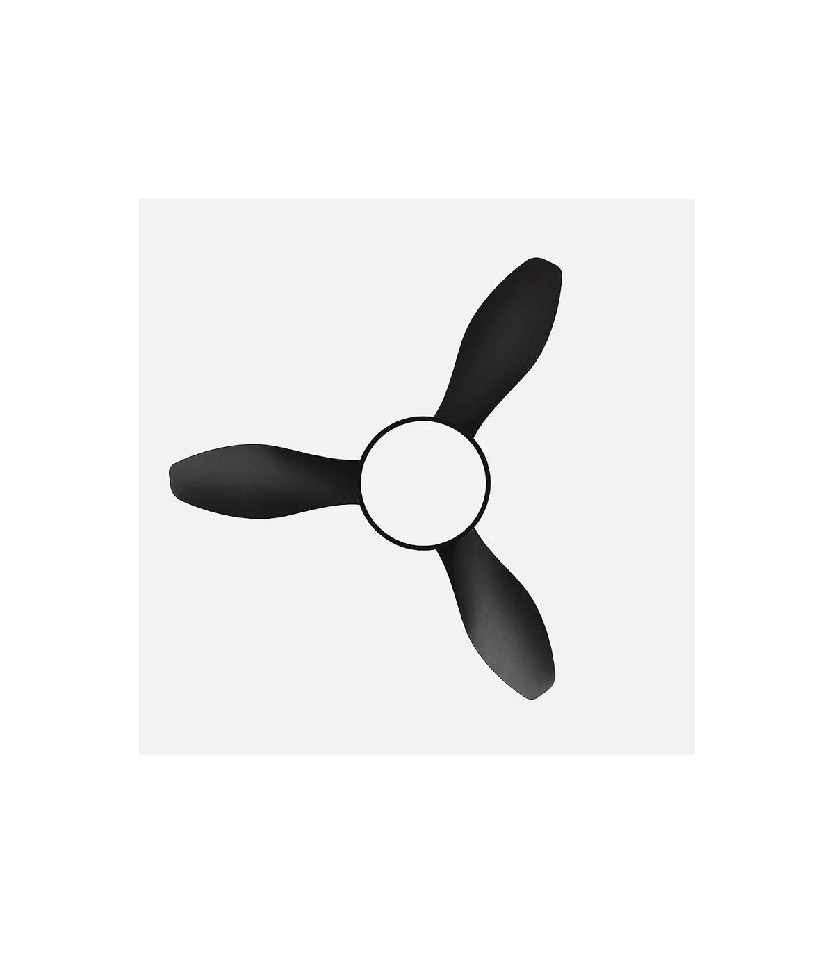 Ventilador de Techo MANDALA Negro DC 48+7W 4080Lm 3 Aspas Negro CCT+RGB