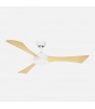 Ventilador de Techo TORMOS Blanco DC 18W 2250Lm 3 Aspas Haya CCT