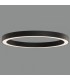Plafón ALISO 80cm 75W 7507Lm Negro 2700K-3000K-4000K Slide Switch