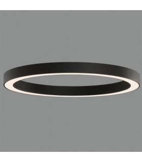 Plafón ALISO 80cm 75W 7507Lm Negro 2700K-3000K-4000K Slide Switch