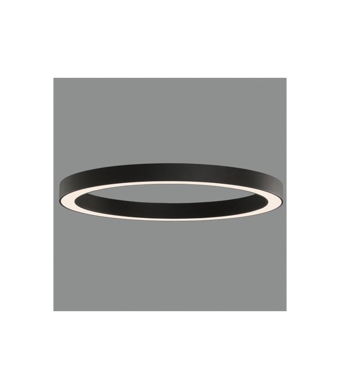 Plafón ALISO 80cm 75W 7507Lm Negro 2700K-3000K-4000K Slide Switch