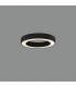 Plafón ALISO 47cm 38W 3708Lm Negro 2700K-3000K-4000K Slide Switch