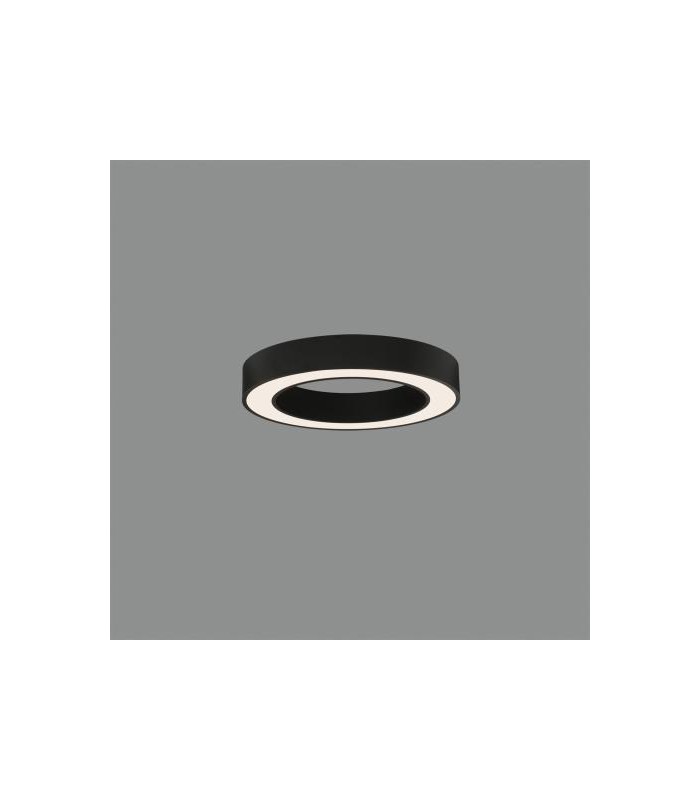 Plafón ALISO 47cm 38W 3708Lm Negro 2700K-3000K-4000K Slide Switch