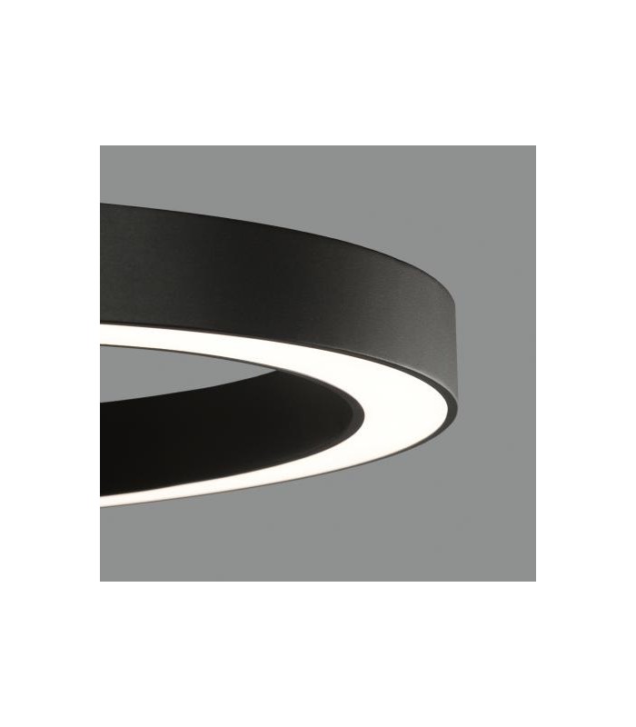 Plafón ALISO 47cm 38W 3708Lm Negro 2700K-3000K-4000K Slide Switch